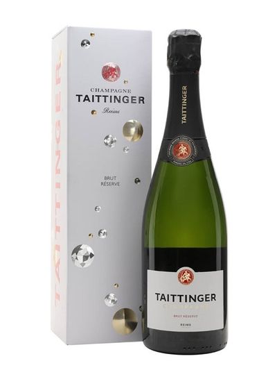 Taittinger Brut Reserve NV Champagne in Gift Box, 75 cl - Thumbnail 2