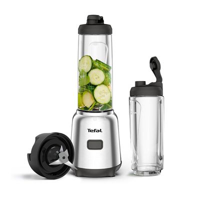 TEFAL Mix & Move BL15FDG0 Mini Blender - Silver & Black, Black,Silver/Grey