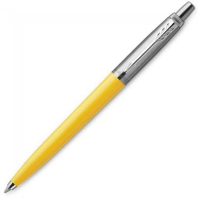 Parker Jotter Originals Yellow Ballpoint Pen. Blue Ink