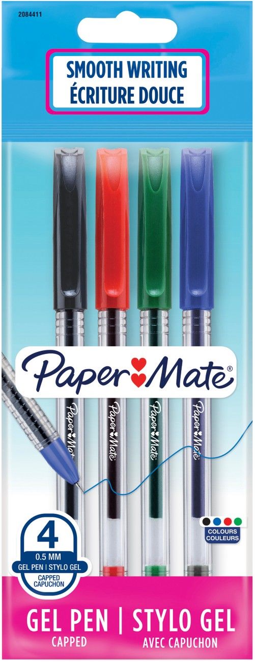 Paper Mate Jiffy Gel Pens 4 Pack - Image 1
