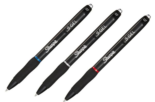 Sharpie S-Gel Retractable gel pen Black. Blue. Red 3 pc(s)