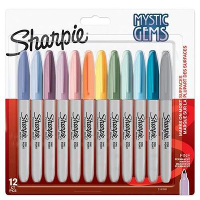 Sharpie 2157681 permanent marker Fine tip Assorted colours 12 pc(s)