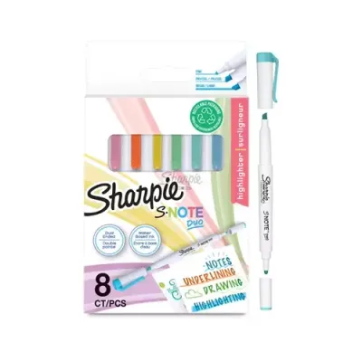 Sharpie 2182116 marker 8 pc(s) Blue, Green, Orange, Pink, Yellow - Thumbnail 2