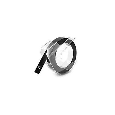 DYMO 520109 label-making tape White on black