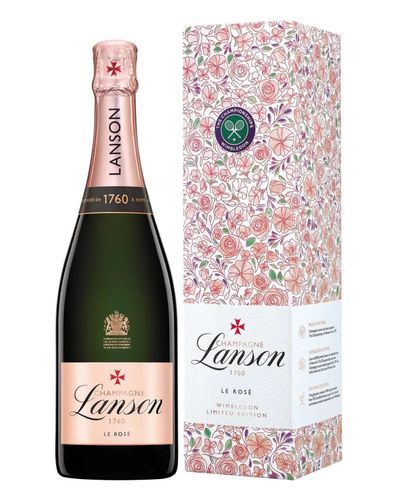 Lanson Le Rosé Wimbledon Champagne Gift Box, 75 cl - Thumbnail 2