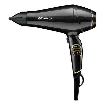 BABYLISS PRO Keratin Lustre Hairdryer in Black Shimmer