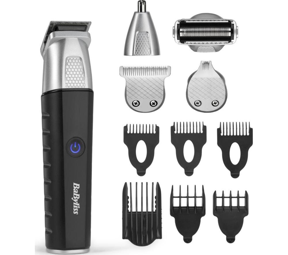BABYLISS MT812U Lithium Power 11-in-1 Wet & Dry Multi-Trimmer - Black & Silver, Black,Silver/Grey - Image 1