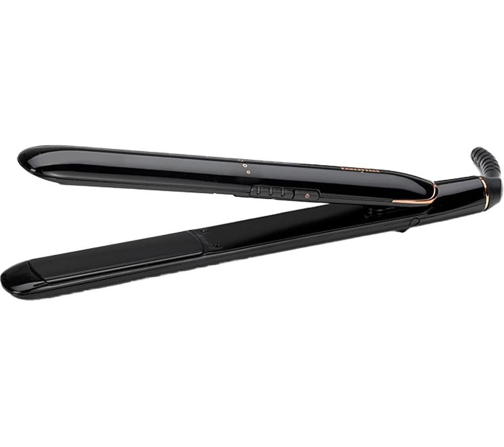 BABYLISS 230 Hair Straightener - Black & Rose Lustre, Black - Image 1