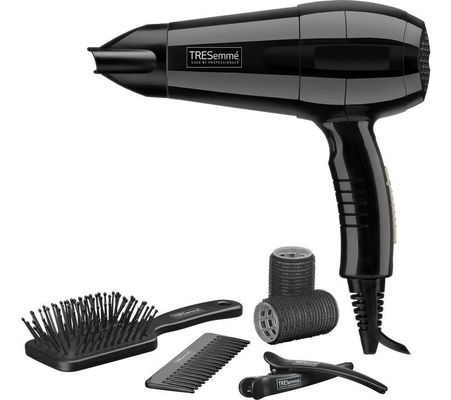 TRESEMME 5515U Salon Dry and Style Hair Dryer Set - Black, Black