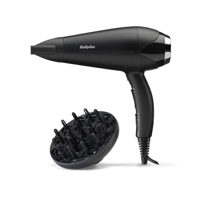 BABYLISS Turbo Smooth 5572U 2000 Hair Dryer - Black, Black - Image 1