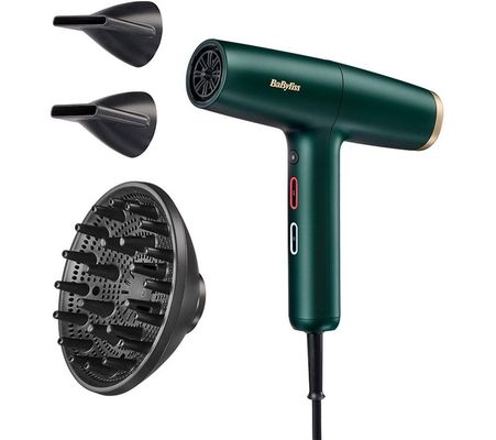 BABYLISS Air Power Pro Hair Dryer - Green, Green
