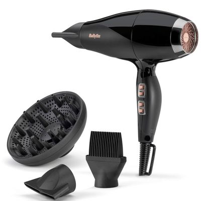 BABYLISS Professional 2300 Styler Hair Dryer - Black, Black