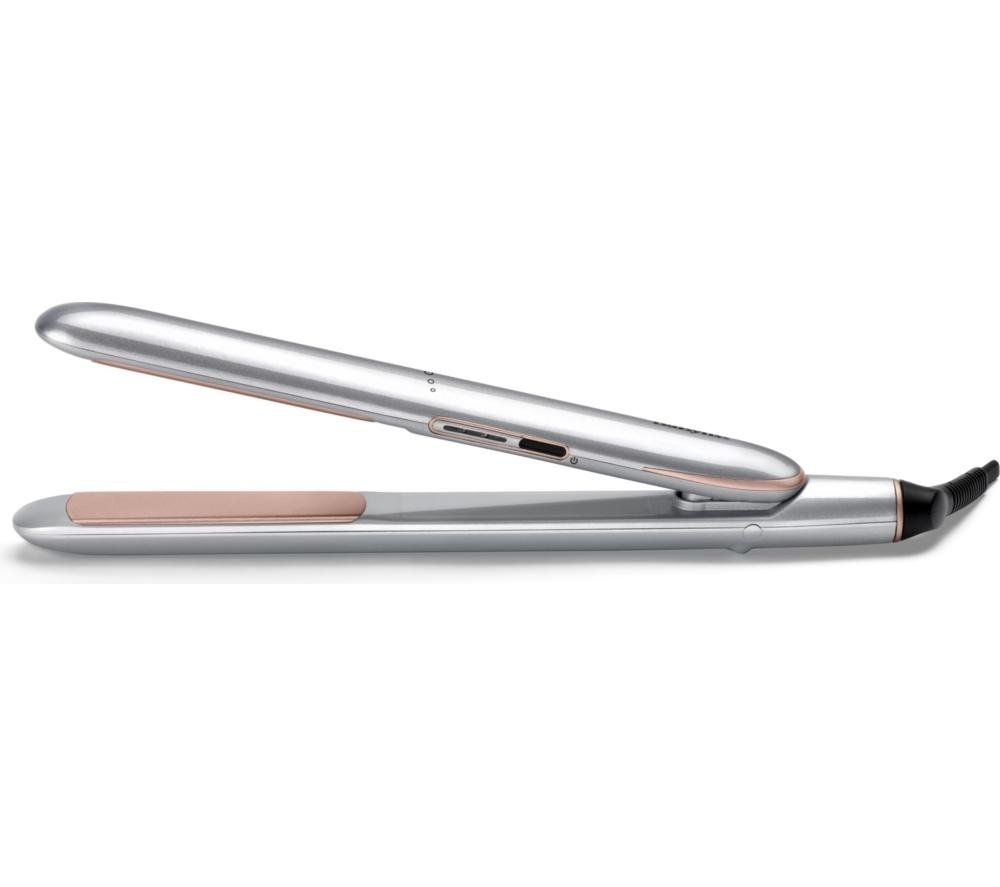 BABYLISS Cosmos ST260U Hair Straightener - Silver, Silver/Grey - Image 1