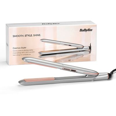 BABYLISS Cosmos ST260U Hair Straightener - Silver, Silver/Grey - Thumbnail 2