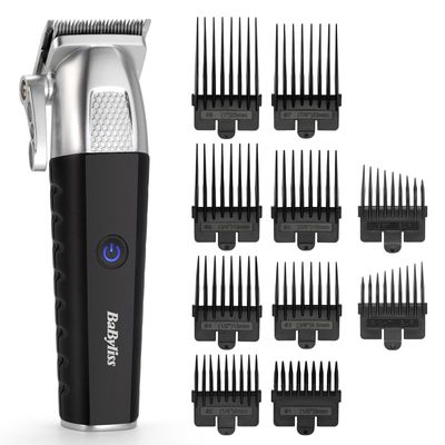 BABYLISS Lithium Power E812U Hair Clipper - Black & Silver, Black,Silver/Grey