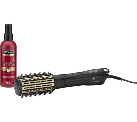 TRESEMME 2776BU Keratin Smooth Volume Hot Air Styler & Spray Set - Black & Gold, Black,Gold - Thumbnail 2