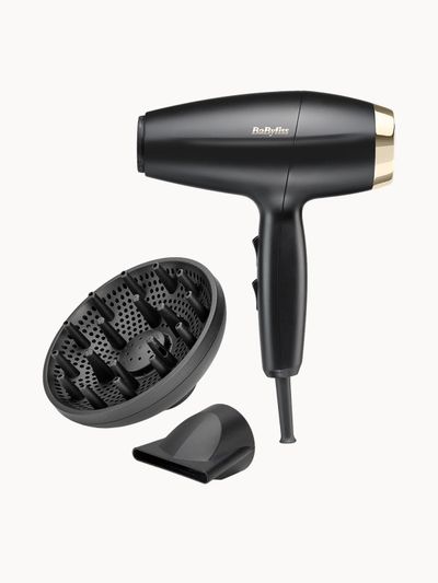 BABYLISS 6150DU Digital Power Dry Hair Dryer - Black & Rose Gold, Black - Thumbnail 2