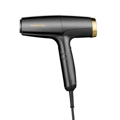Babyliss PRO Falco Advanced Professional High-Speed Digital Hair Dryer Grey & Gold - Thumbnail 2
