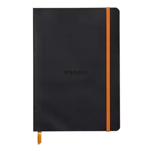 Rhodia 117402C writing notebook A5 80 sheets Black - Image 1