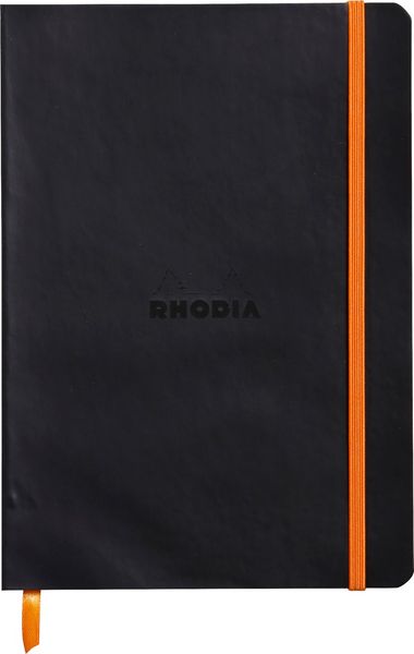 Rhodia 117402C writing notebook A5 80 sheets Black - Thumbnail 2
