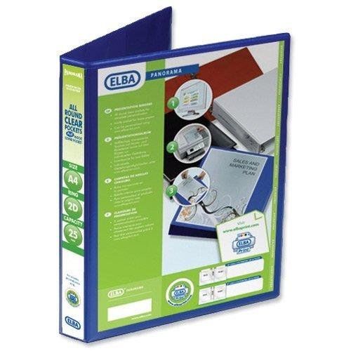 Elba 400008412 ring binder A4 Blue - Image 1