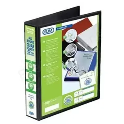 Elba 400008430 ring binder A4 Black - Thumbnail 2