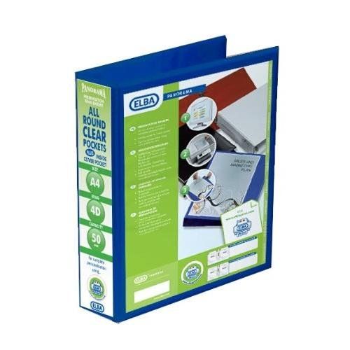 Elba 400008431 ring binder A4 Blue - Image 1
