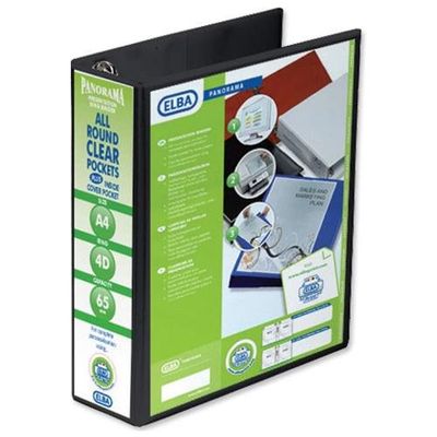 Elba 400008442 ring binder A4 Black