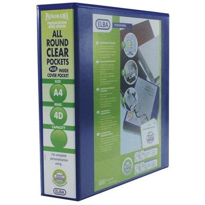 Elba 400008675 ring binder A4 Blue