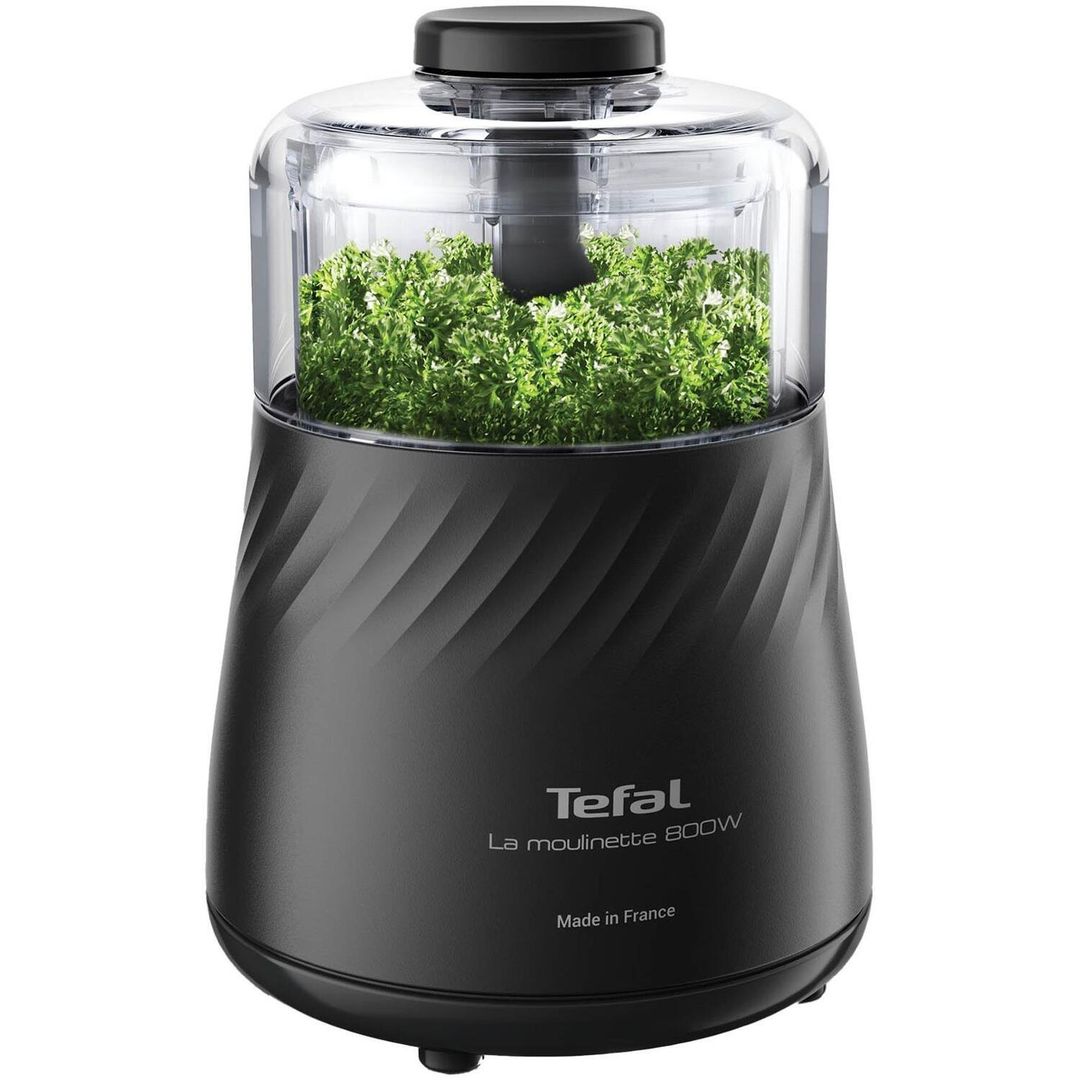 TEFAL Eco Respect Moulinette MB710840 Mini Chopper - Black, Black - Image 1