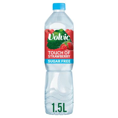 Volvic Touch of Fruit Strawberry Sugar Free Still Flavoured Water 1.5L - Thumbnail 2