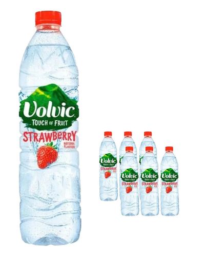 Volvic Touch of Fruit Strawberry Multipack, 6 x 1.5 L - Thumbnail 2