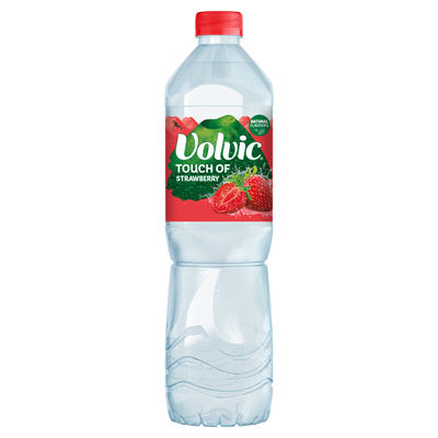 Volvic Touch of Fruit Strawberry Multipack, 6 x 1.5 L