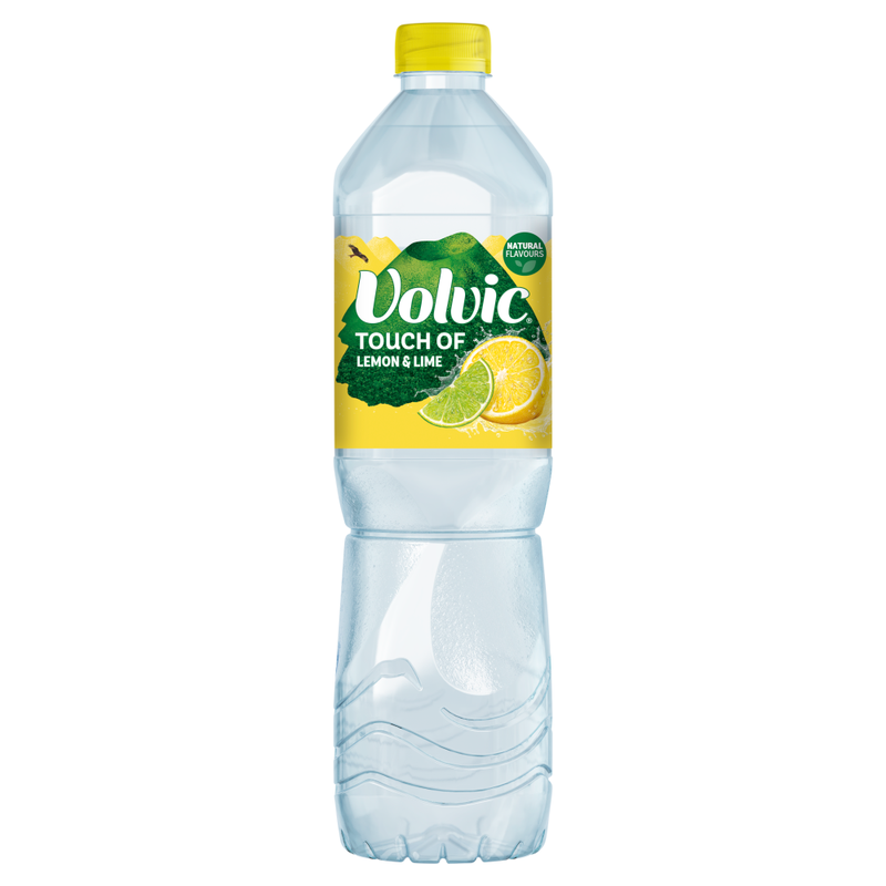 Volvic Touch of Fruit Lemon & Lime Flavoured Water Multipack, 6 x 1.5 L - Image 1