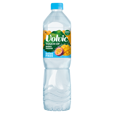 Volvic Sugar Free Touch of Fruit Mango Passion Flavoured Water Multipack, 6 x 1.5 L - Thumbnail 2