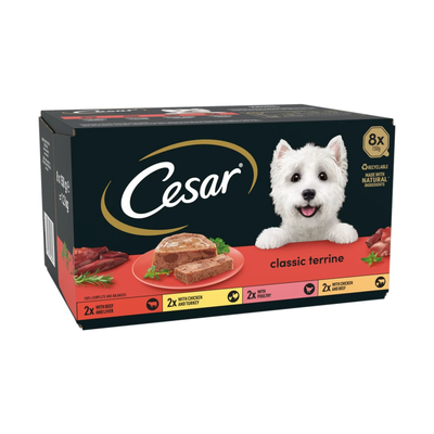 CESAR® Classics Terrine Dog Food Trays Mixed in Loaf 8 x 150g - Thumbnail 2