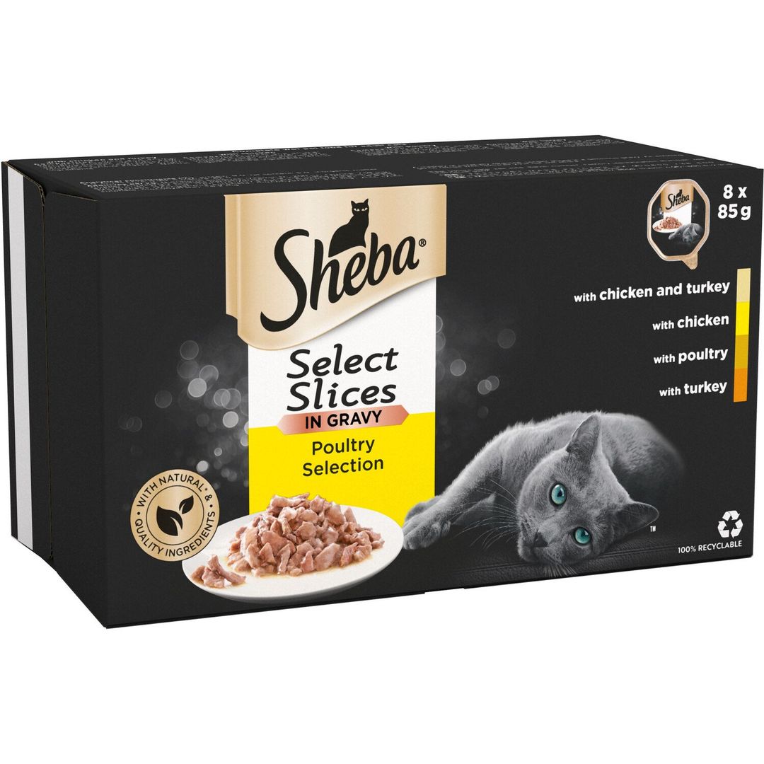 Sheba Select Slices in Gravy - Poultry / 8 - Image 1