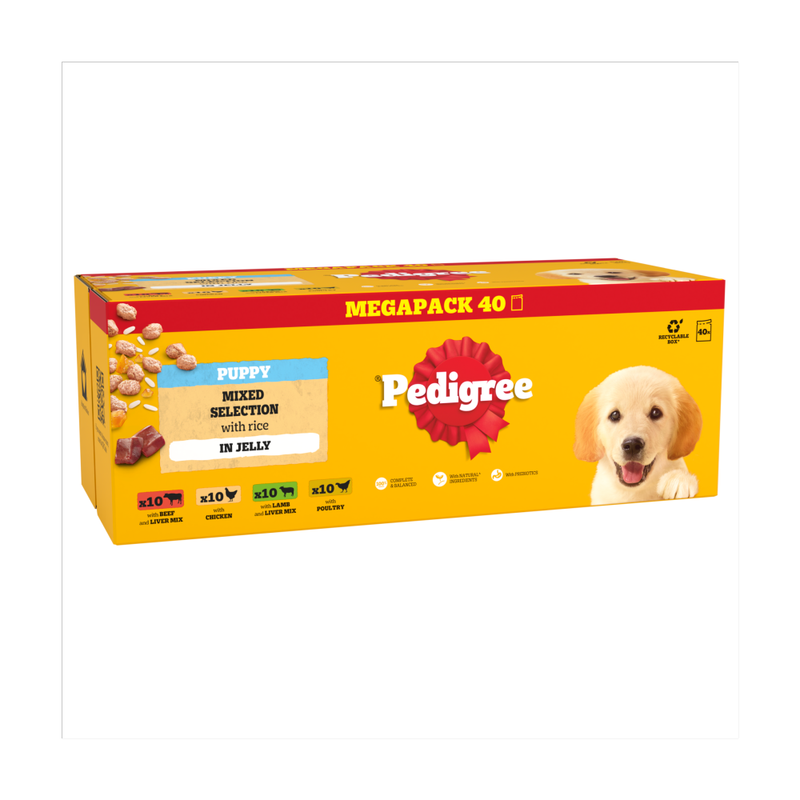 Pedigree Puppy Food Mixed In Jelly - Image 1