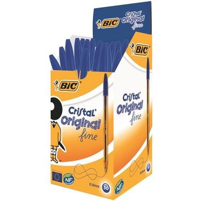 BIC 872730 ballpoint pen Blue Stick ballpoint pen Fine 50 pc(s)