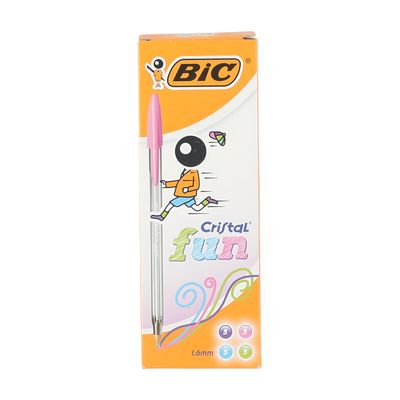 BIC Cristal large Blue. Green. Pink. Violet Stick ballpoint pen 20 pc(