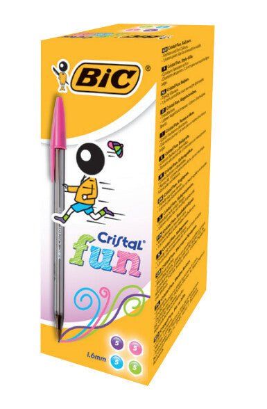 BIC Cristal Fun Pink Stick ballpoint pen 20 pc(s) - Image 1