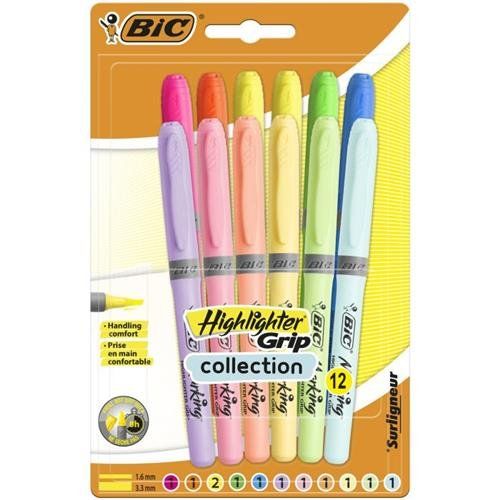 BIC Highlighter Pens Adjustable Chisel Tip - Image 1