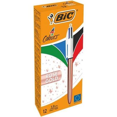 BIC 504894 ballpoint pen Black. Blue. Green. Red Multifunction ballpoi