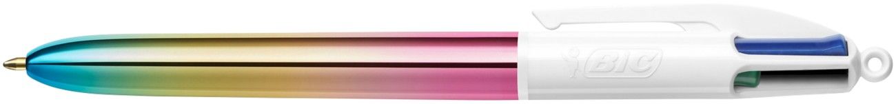 BIC 511034 ballpoint pen Black. Blue. Green. Red Clip-on retractable b - Image 1
