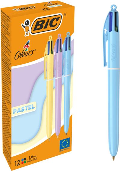 BIC 4 Colours Multicolour Medium 12 pc(s)
