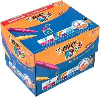 BIC Kids Visa felt pen Fine Multicolour 288 pc(s) - Image 1