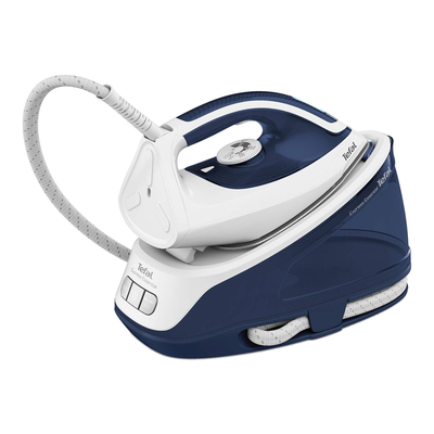TEFAL Express Essential SV6116 Steam Generator Iron - White & Blue - Thumbnail 2
