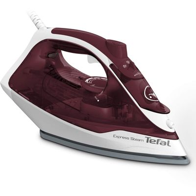 TEFAL Express Steam FV2869 Steam Iron - White & Red, Red,White