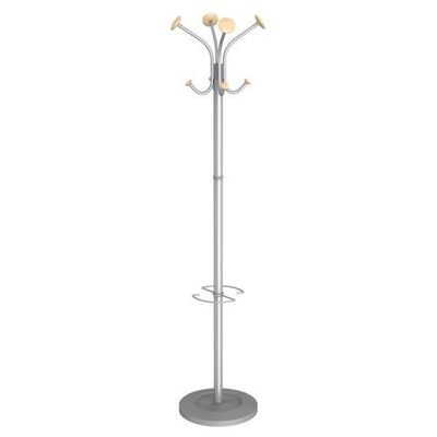 Alba PMVIENA coat rack Floorstanding 8 hook(s) Silver