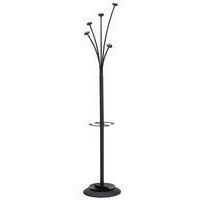 Alba Festival Coat Stand 5 Pegs Black - Pmfest N